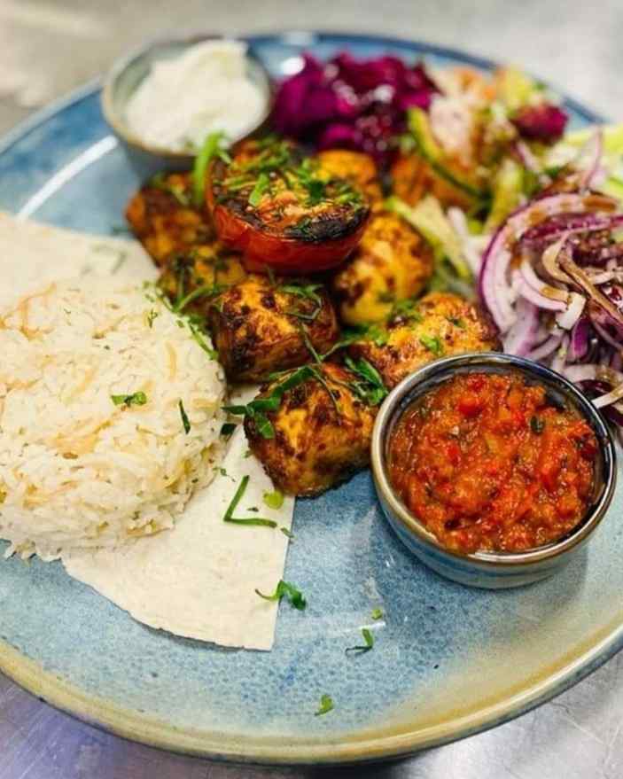 Chicken Shish served at Enfes Restaurant in Sunderland